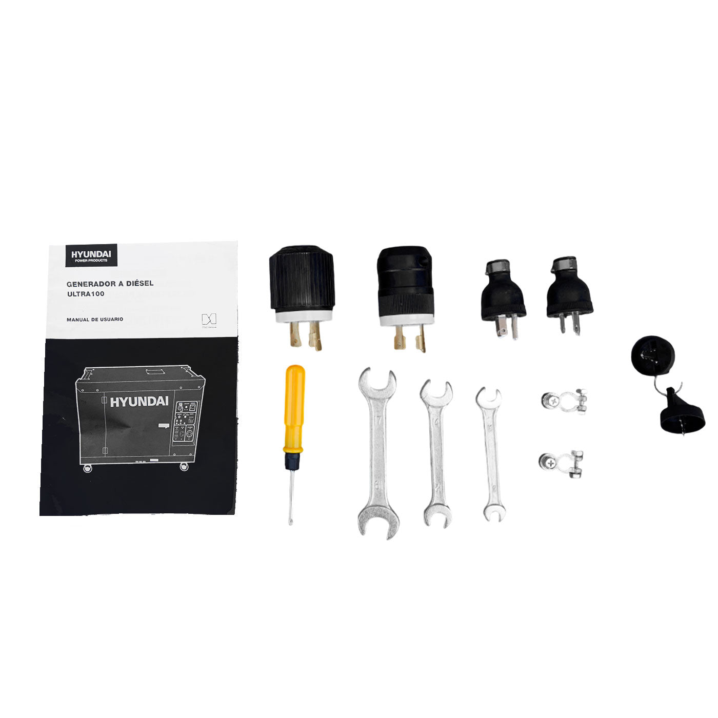 Generador Estacionario a Diesel 9.8 Kw 110v/220v Monofasico Silencioso Profesional Hyundai – Ultra100