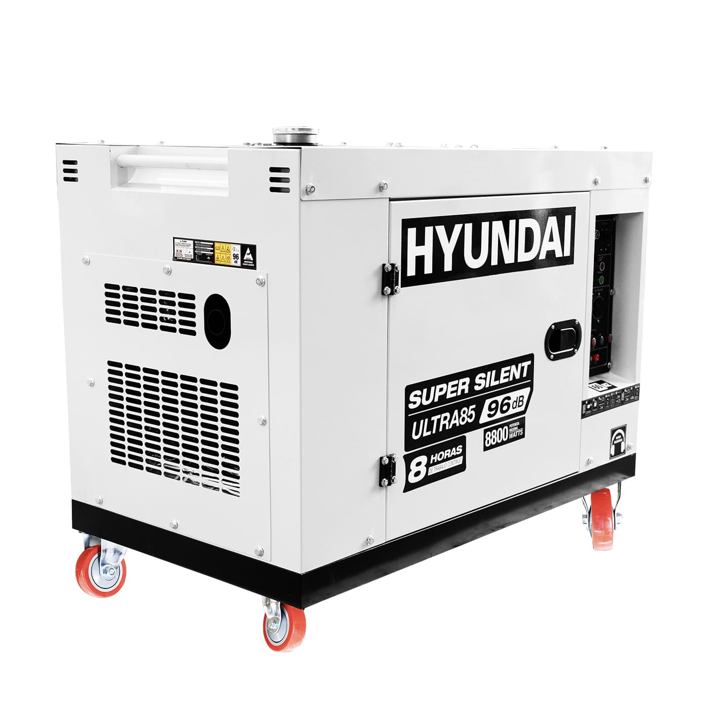 Generador Estacionario a Diesel 8.8 Kw 110v/220v Monofasico Silencioso Profesional Hyundai – Ultra85