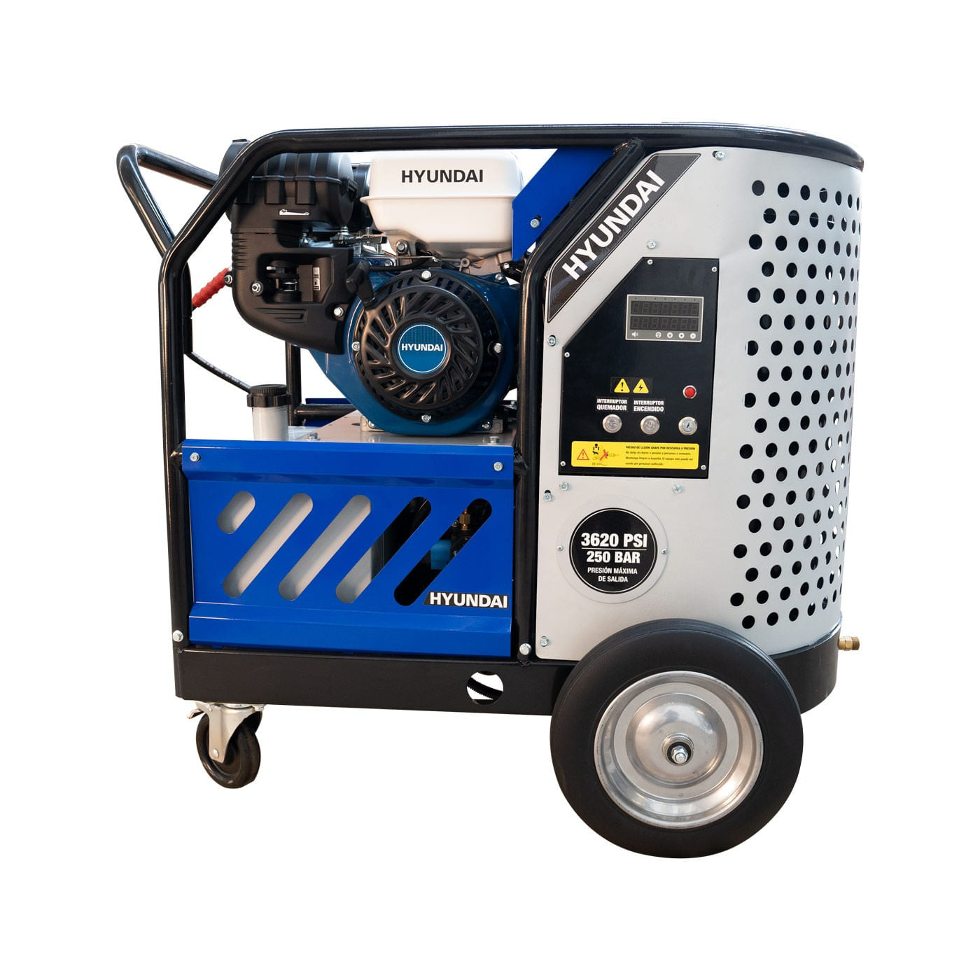 Hidrolavadora Profesional Para Agua Caliente 3620 Psi 250 Bar Hyundai Motor A Gasolina 15.3 Hp – Vulkan-hy15