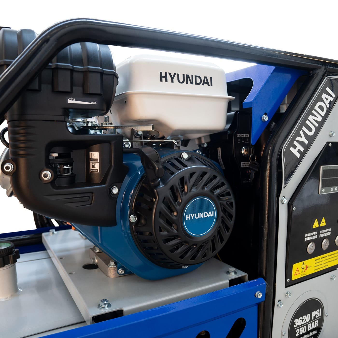 Hidrolavadora Profesional Para Agua Caliente 3620 Psi 250 Bar Hyundai Motor A Gasolina 15.3 Hp – Vulkan-hy15