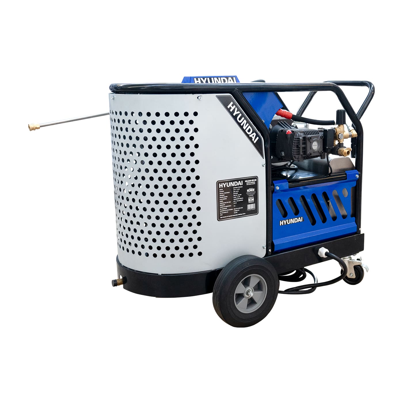 Hidrolavadora Profesional Para Agua Caliente 3600 Psi 250 Bar Hyundai Motor Electrico Trifasico 10 Hp – VULKAN-KR10E