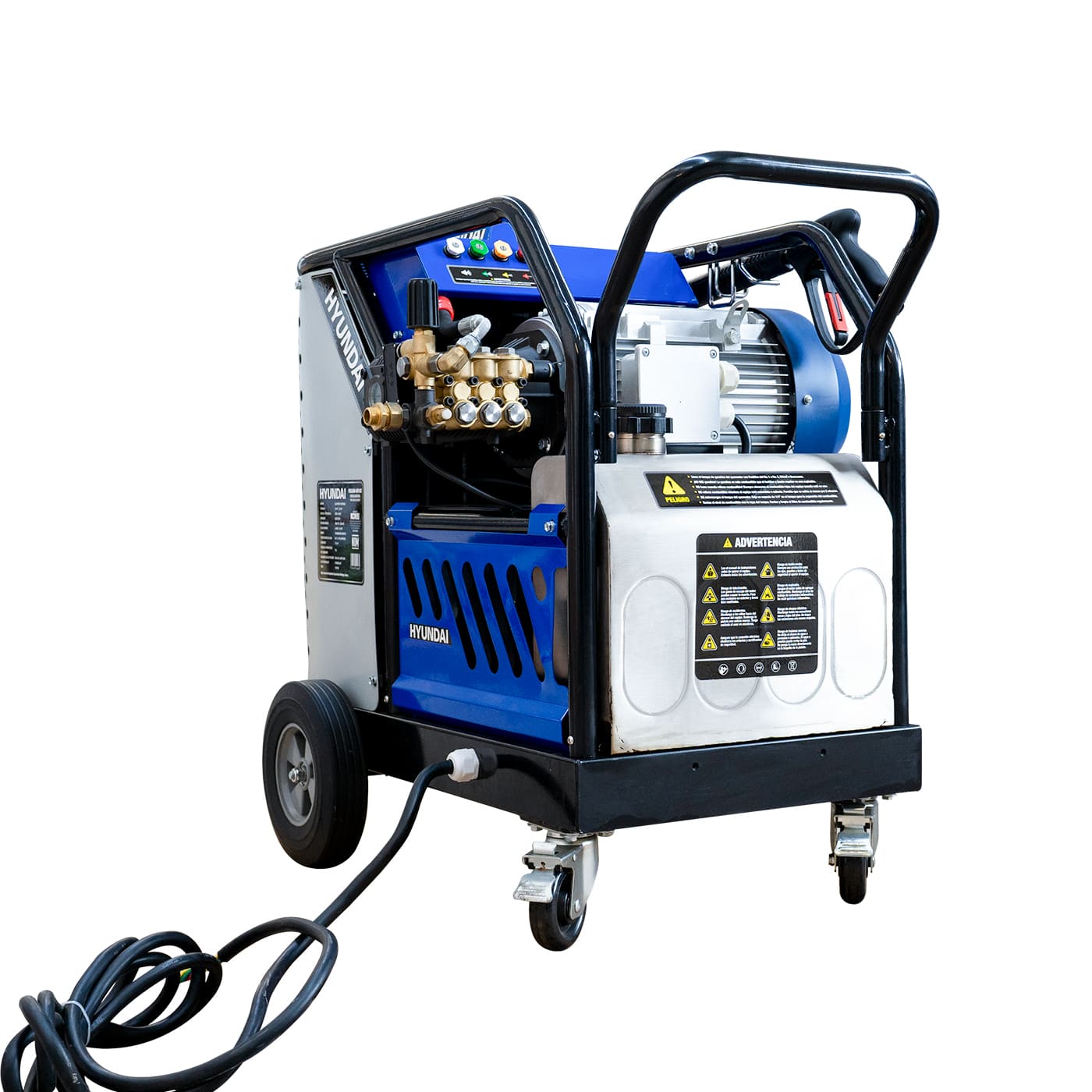 Hidrolavadora Profesional Para Agua Caliente 3600 Psi 250 Bar Hyundai Motor Electrico Trifasico 10 Hp – VULKAN-KR10E