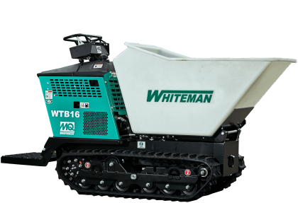 Carretilla Motorizada Buggy con Orugas Capacidad de 16 Pies Cúbicos WHITEMAN con Motor a Gasolina Honda de 13 HP WTB16N