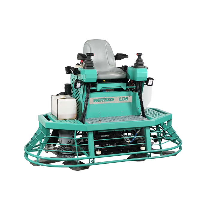 Allanadora Doble de 36" de Diametro WHITEMAN con Motor a Gasolina 23 hp hidrostático LD6SL
