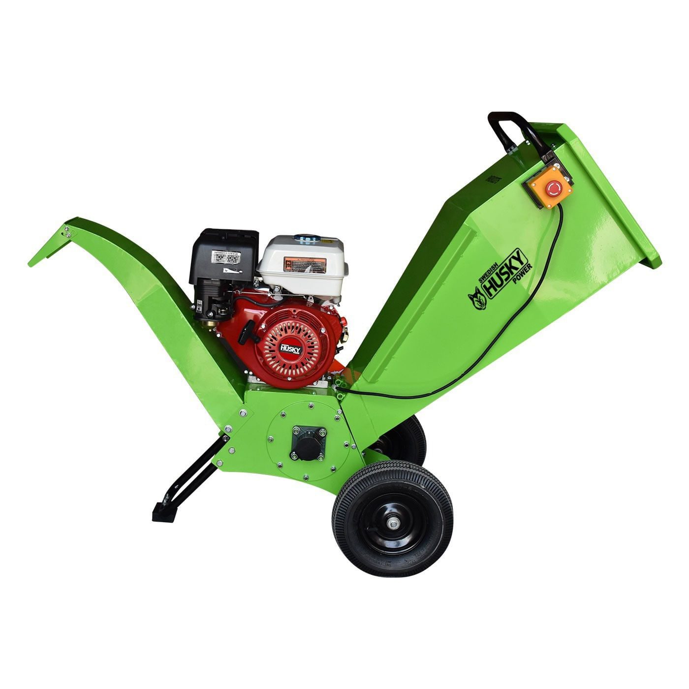 Biotrituradora Chipeadora de Ramas y Troncos Husky Diámetro Máximo de Corte de 7.5 cm con Motor a Gasolina 6.5 hp Husky HKBIO275-HK65