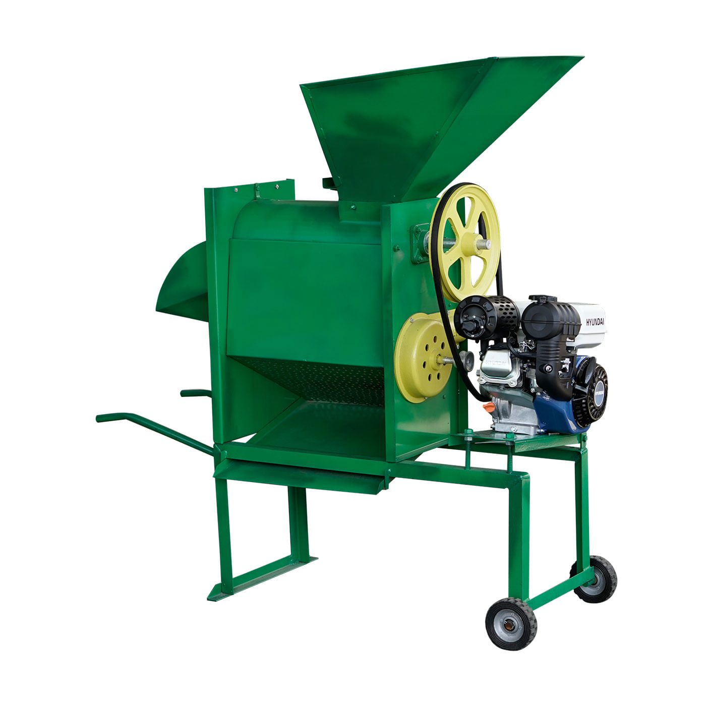 Desgranadora De Maíz Modelo 1800 Con Motor a Gasolina Hyundai 6.7 Hp – Rkdm1800-hy67