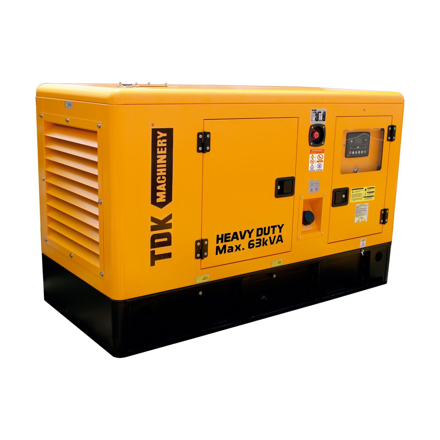 Generador Estacionario Planta de Luz Planta de Emergencia 50 Kw / 62.5 Kva Trifasico 80 Hp 220v Cabina – Tdkge63K