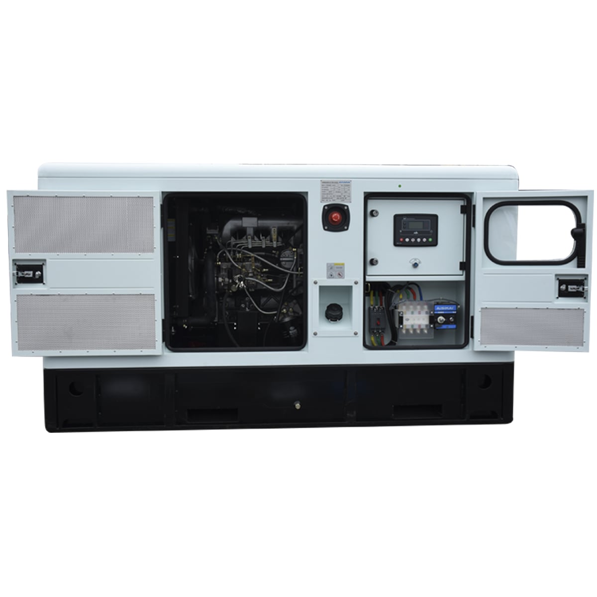 Generador Estacionario Planta de Emergencia 36kw 45kva Motor a Diesel Tablero de Transferencia ATS Trifasico 220v Hyundai HYEGE36KW