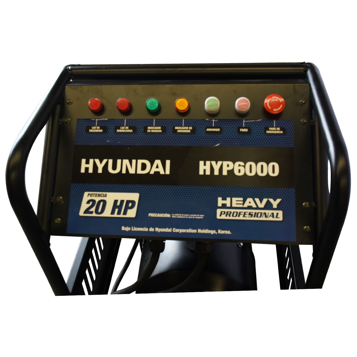 Hidrolavadora Eléctrica Industrial 5800 PSI Hyundai Motor Trifásico 20 HP 220V – Hyp6000