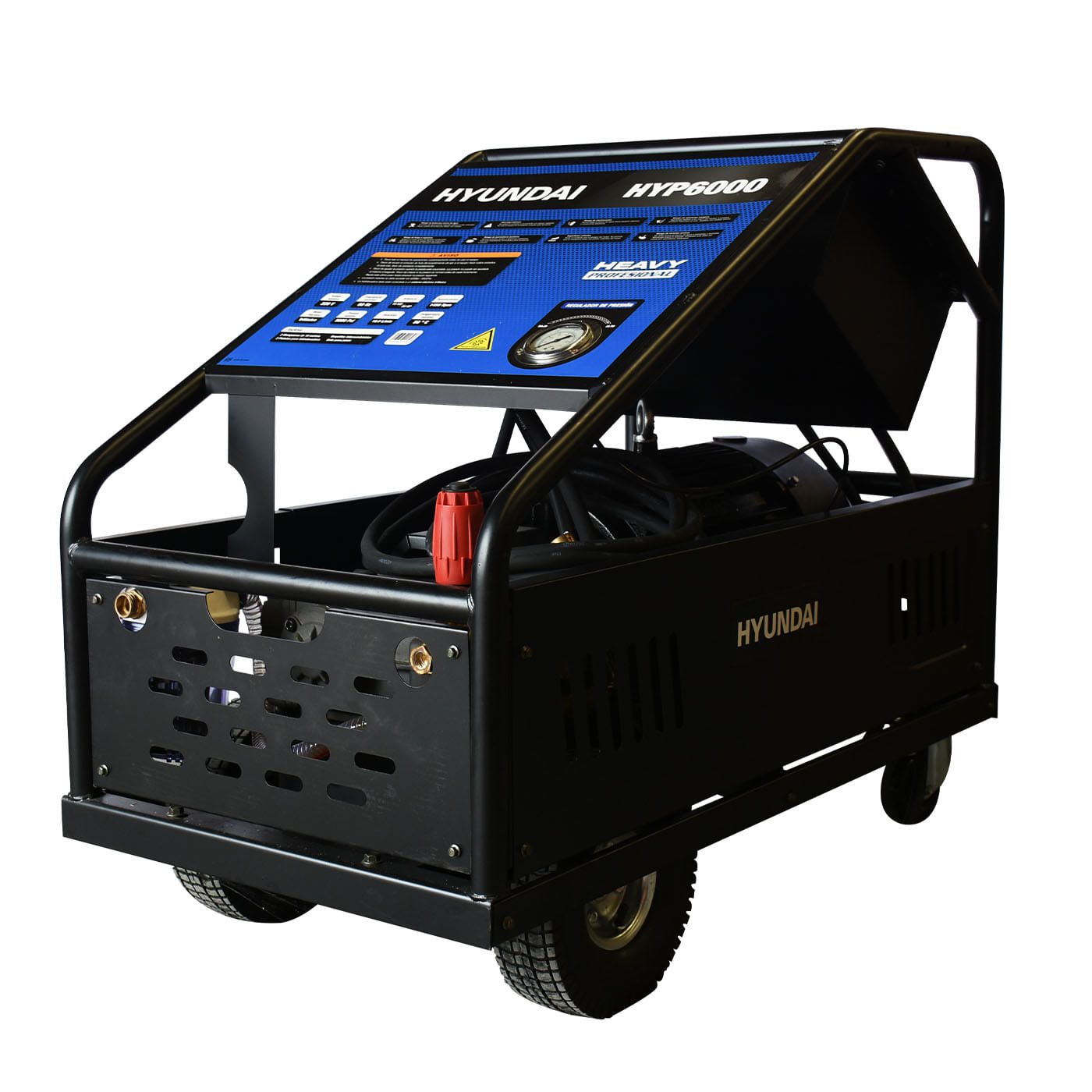 Hidrolavadora Eléctrica Industrial 5800 PSI Hyundai Motor Trifásico 20 HP 220V – Hyp6000