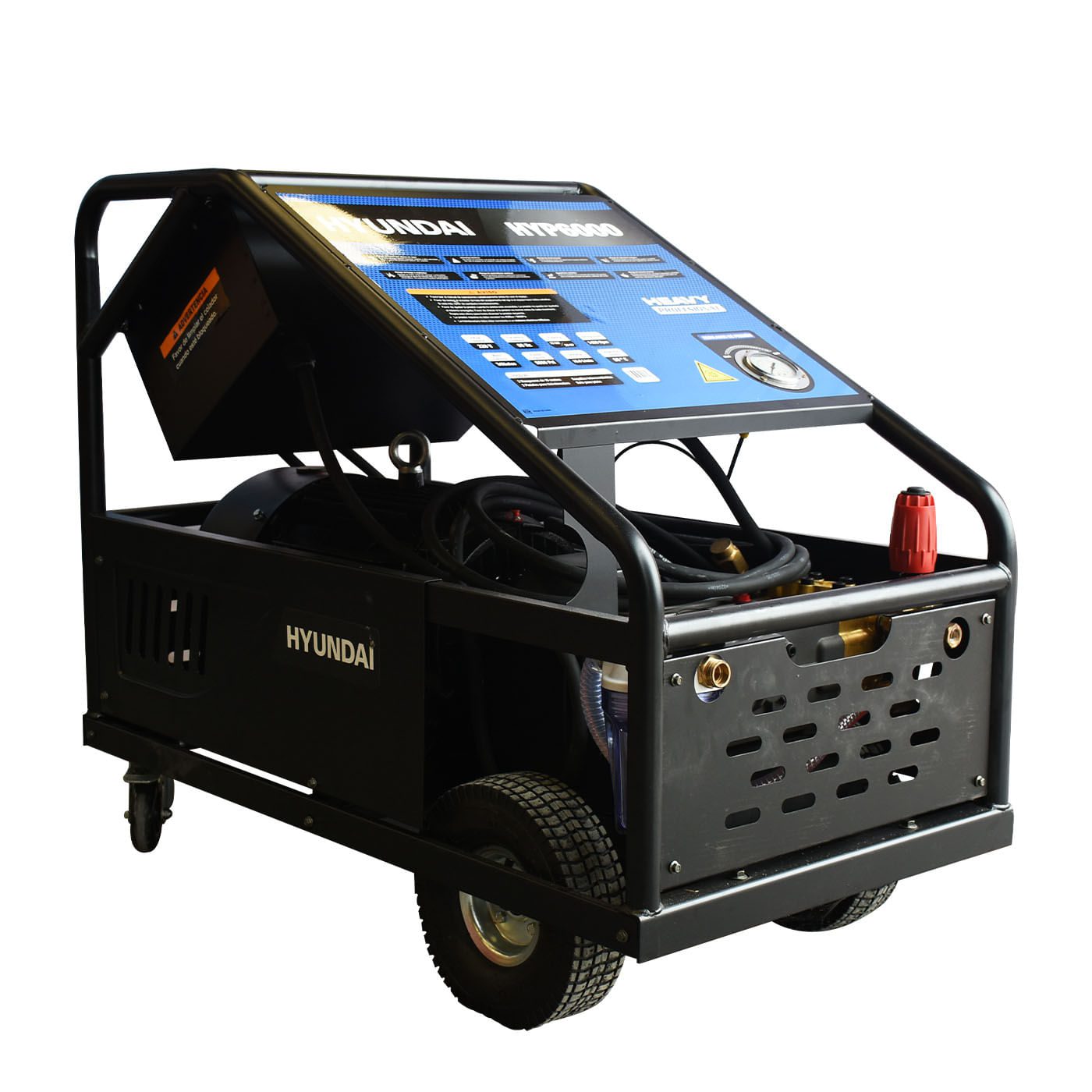 Hidrolavadora Eléctrica Industrial 5800 PSI Hyundai Motor Trifásico 20 HP 220V – Hyp6000