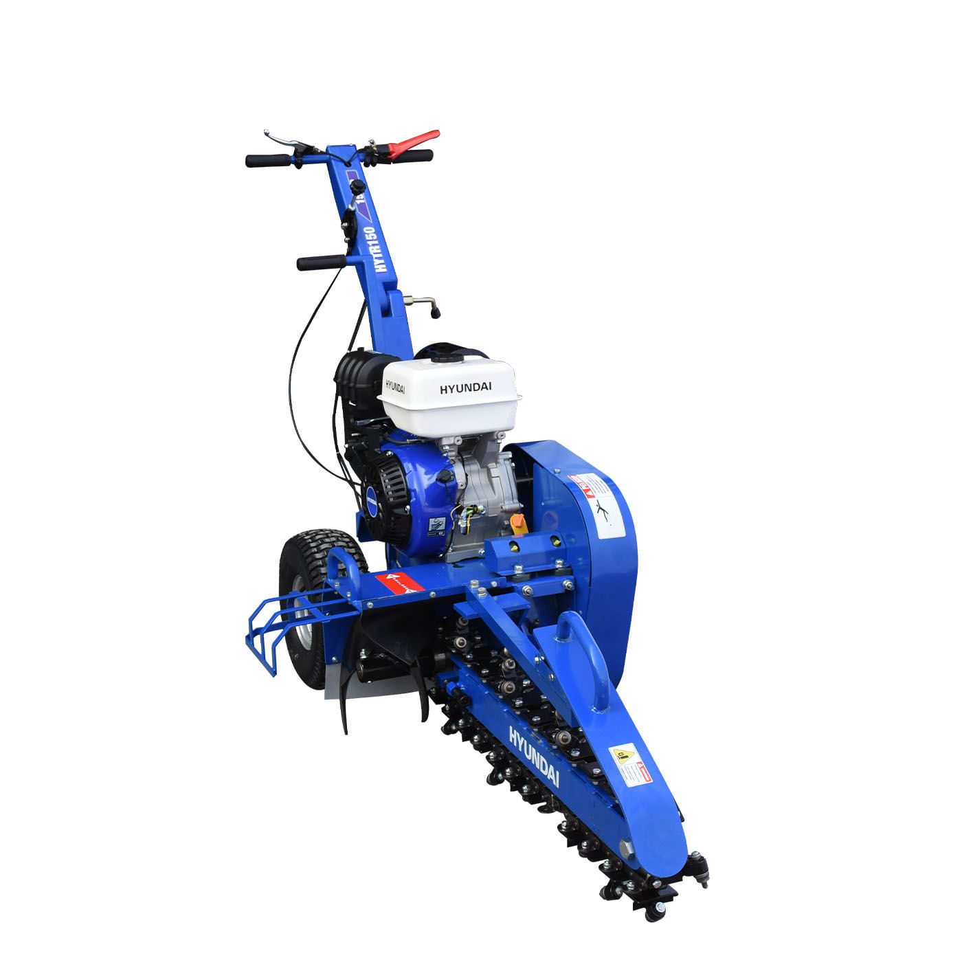 MAQUINA ZANJADORA CON MOTOR A GASOLINA DE 15HP HYUNDAI HYTR150XT
