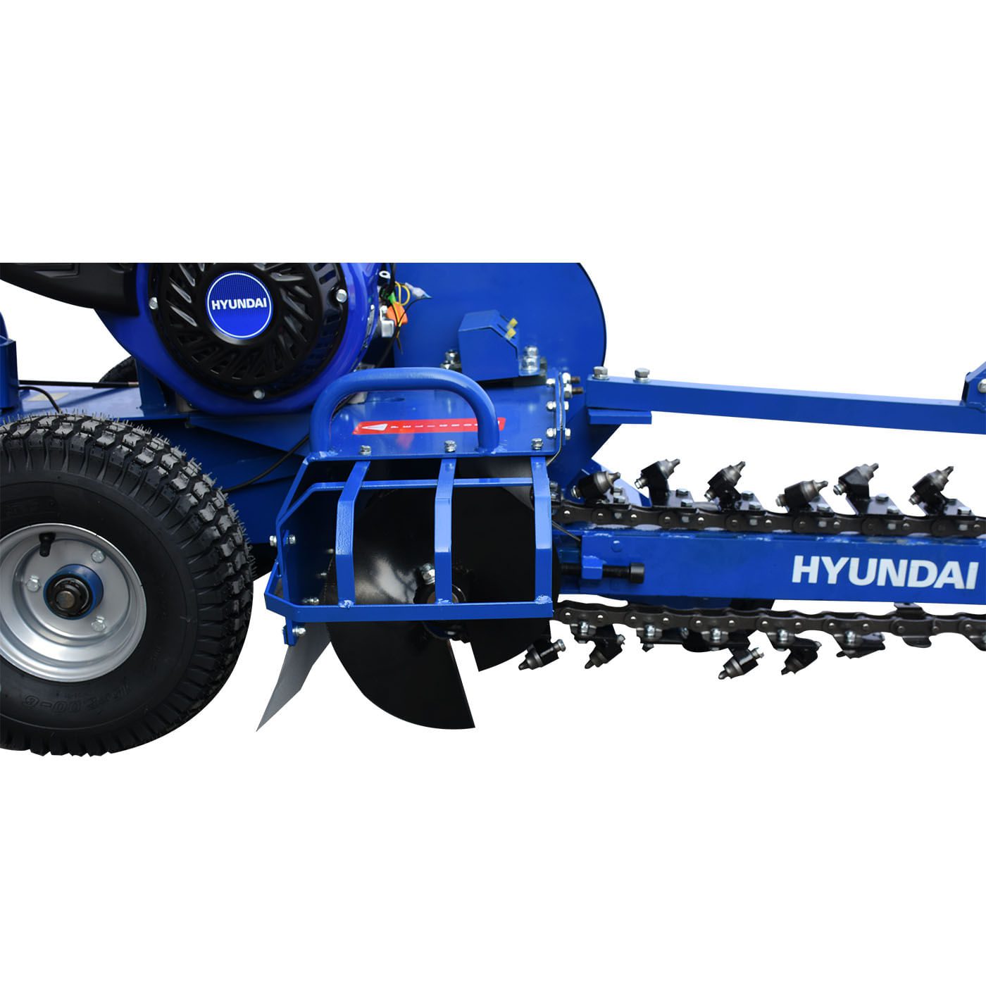 MAQUINA ZANJADORA CON MOTOR A GASOLINA DE 15HP HYUNDAI HYTR150XT