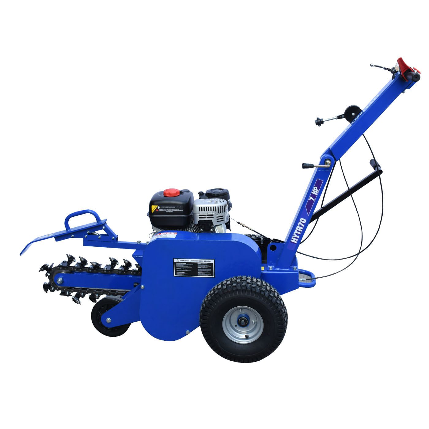 Zanjadora A Gasolina Motor De 7Hp Ancho De Zanja 100MM Profundidad De Zanja 150/250/340/450 mm HYUNDAI HYTR70XT