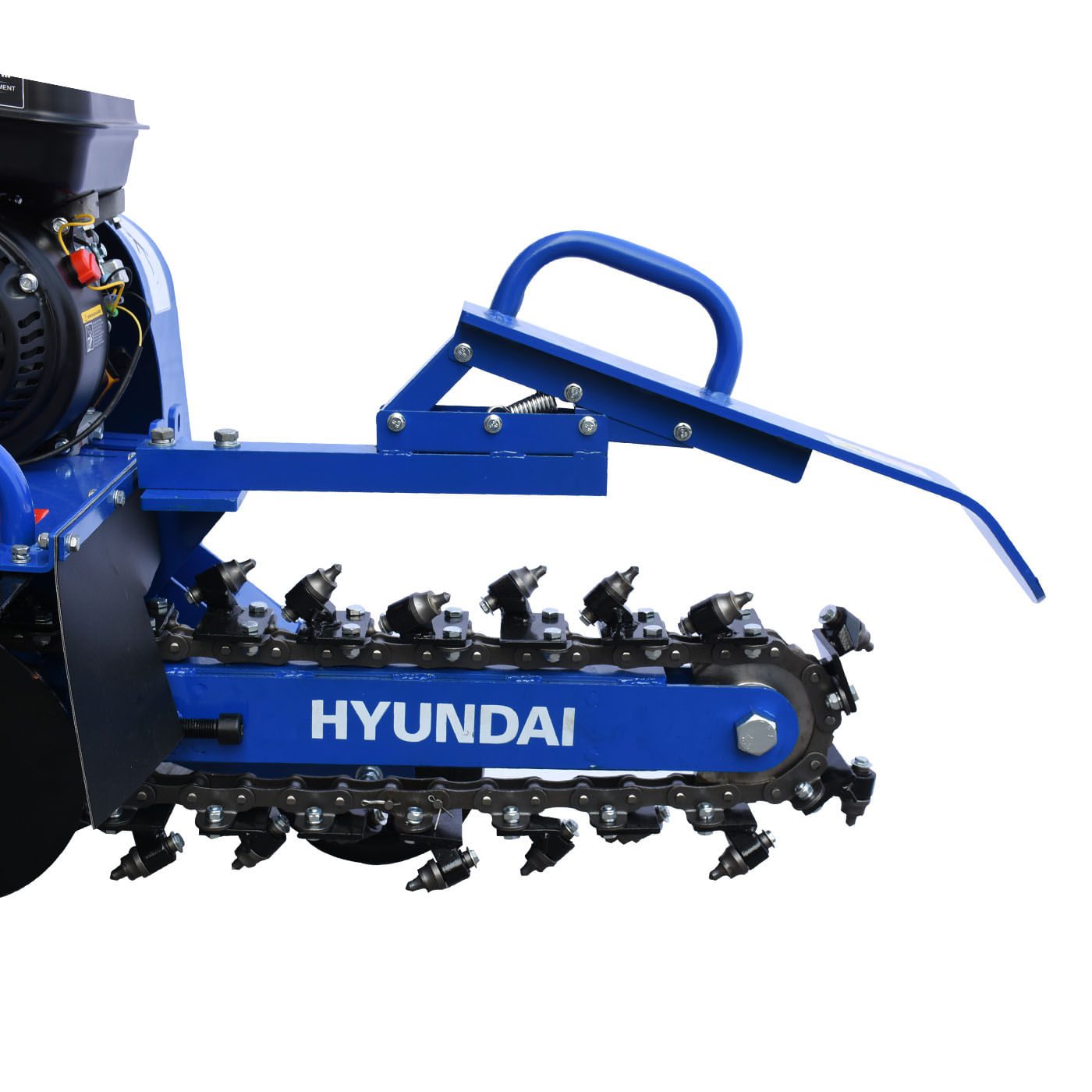 Zanjadora A Gasolina Motor De 7Hp Ancho De Zanja 100MM Profundidad De Zanja 150/250/340/450 mm HYUNDAI HYTR70XT