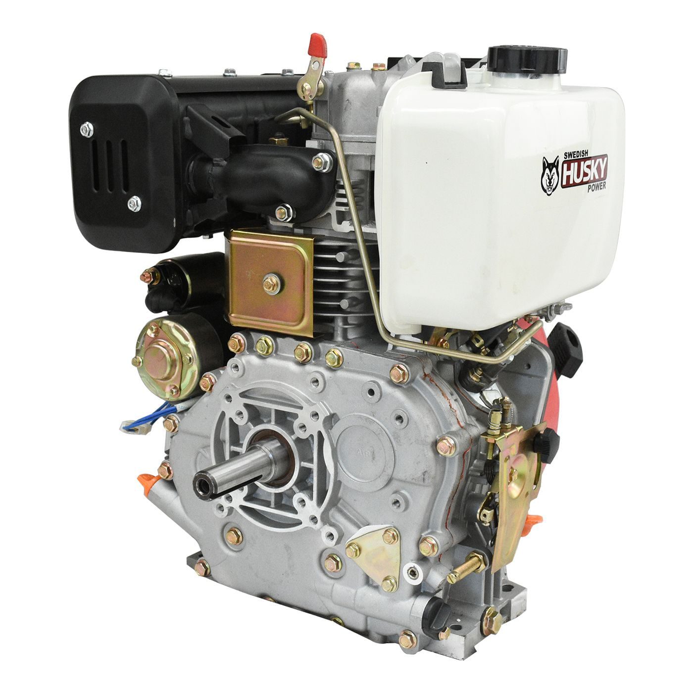 Motor A Diésel 10 HP Swedish Husky Power Con Arranque Eléctrico – Hkd100