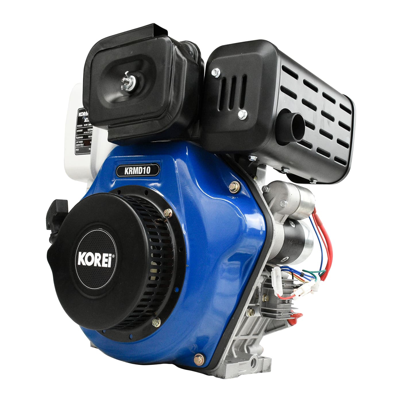 Motor A Diésel 10 HP Korei Con Arranque Eléctrico – KRMD14