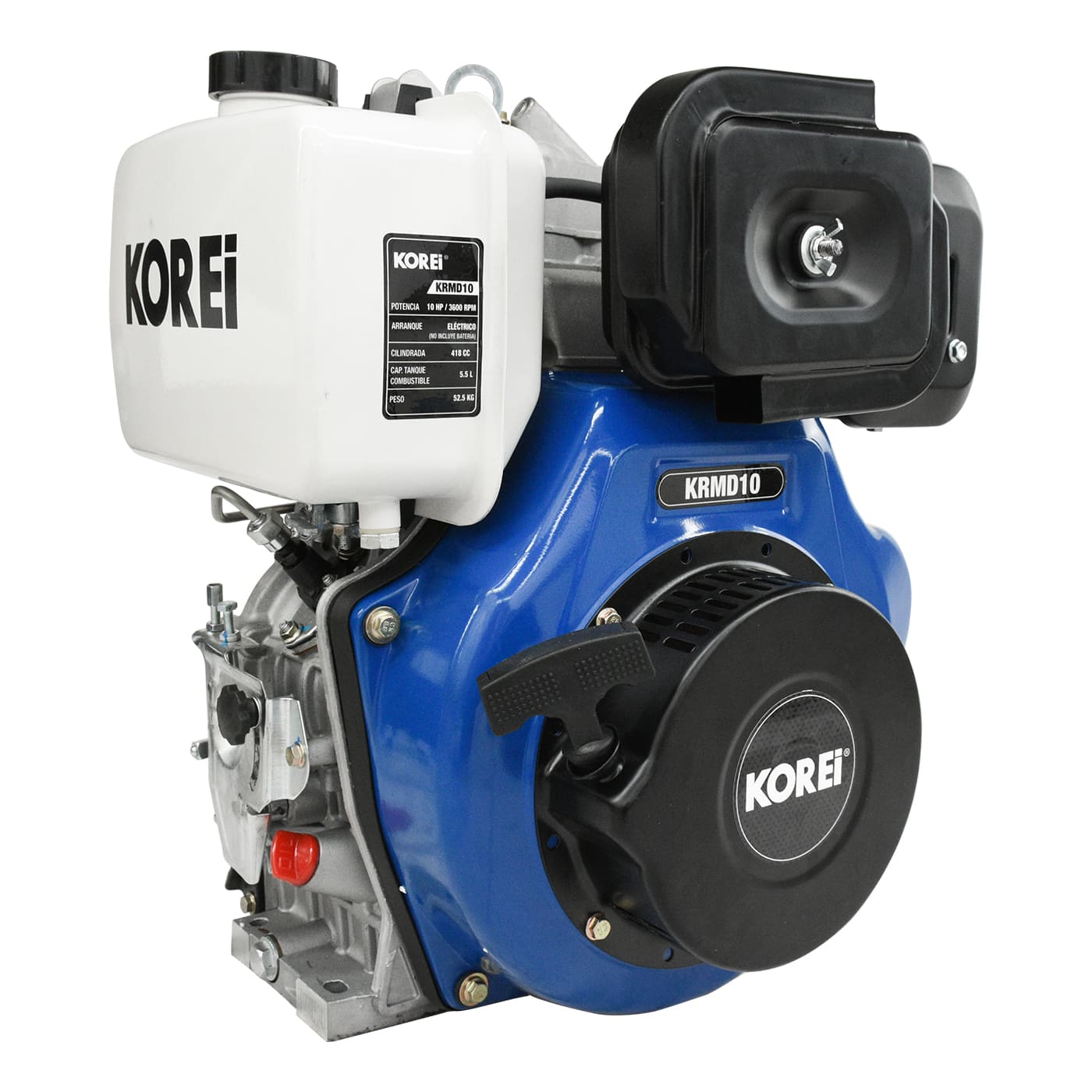 Motor A Diésel 10 HP Korei Con Arranque Eléctrico – KRMD14