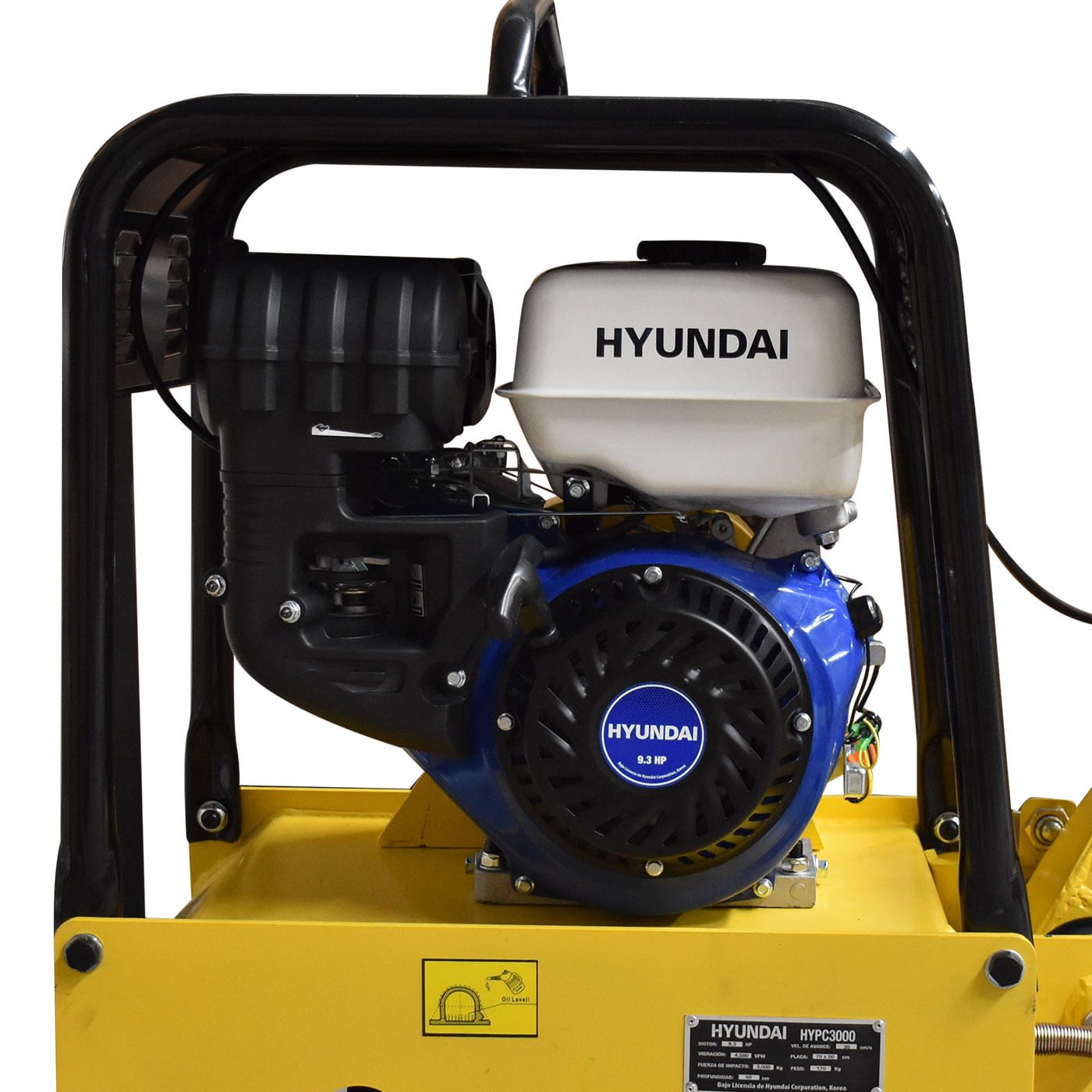 Placa Vibratoria Compactadora Profesional Hyundai Con Motor Hyundai 9.3 Hp – Hypc3000