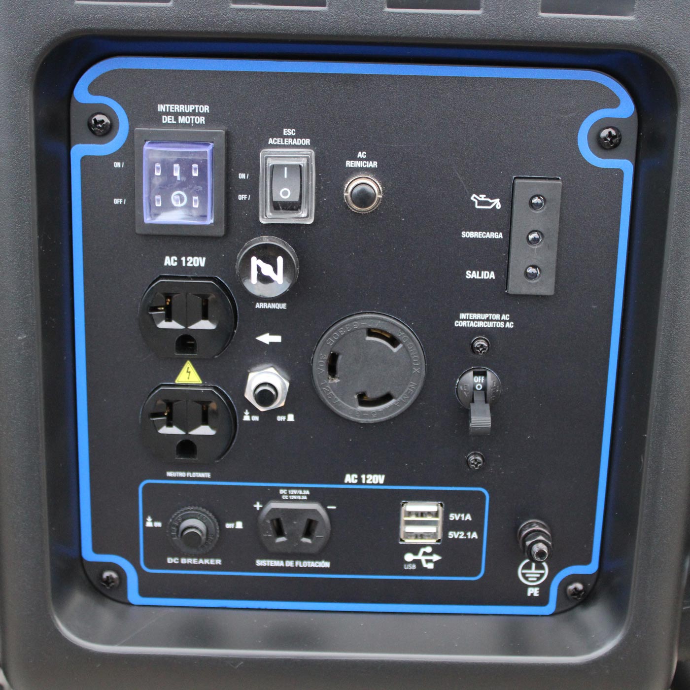Generador Inverter a Gasolina 3500 watts Profesional Hyundai Portátil – Hye4000ia