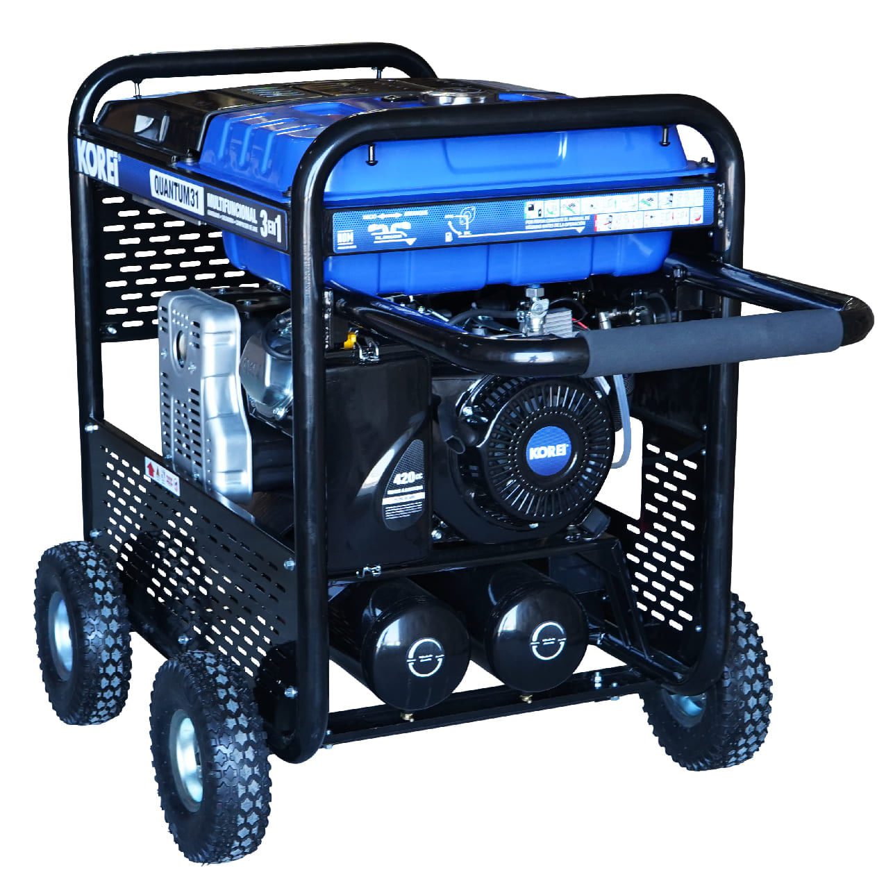 Generador 5000 watts Soldadora 180A Compresor de aire 20 litros 3 en 1 Korei – Quantum31