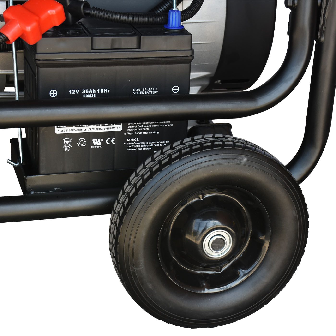 Generador a Gasolina Hyundai 15000 Watts Portatil monofasico 110V - 220V Motor 26 Hp THOR15000