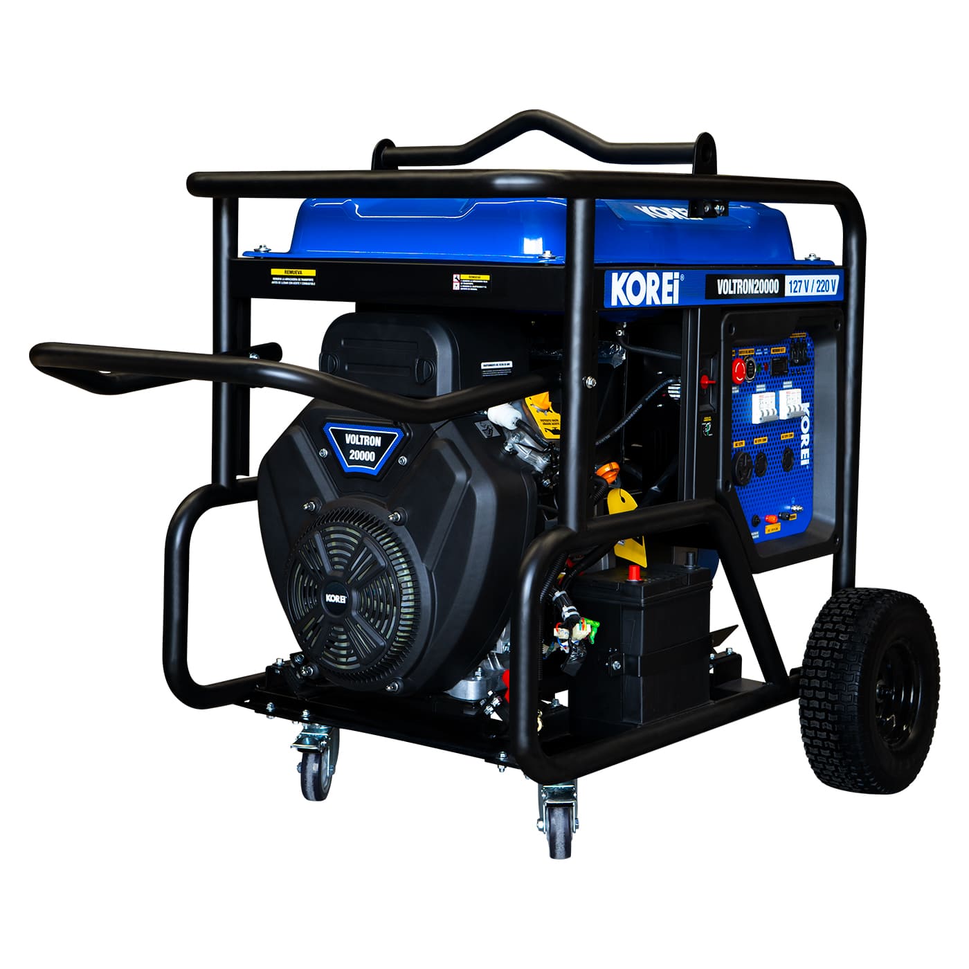 Generador a Gasolina Hyundai 19000 Watts Portatil Trifasico 110V - 220V Motor 33 Hp THOR20000