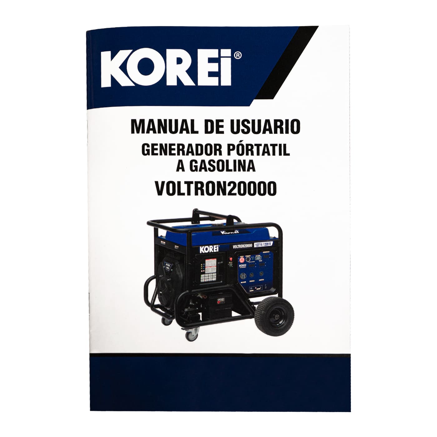Generador a Gasolina Hyundai 19000 Watts Portatil Trifasico 110V - 220V Motor 33 Hp THOR20000