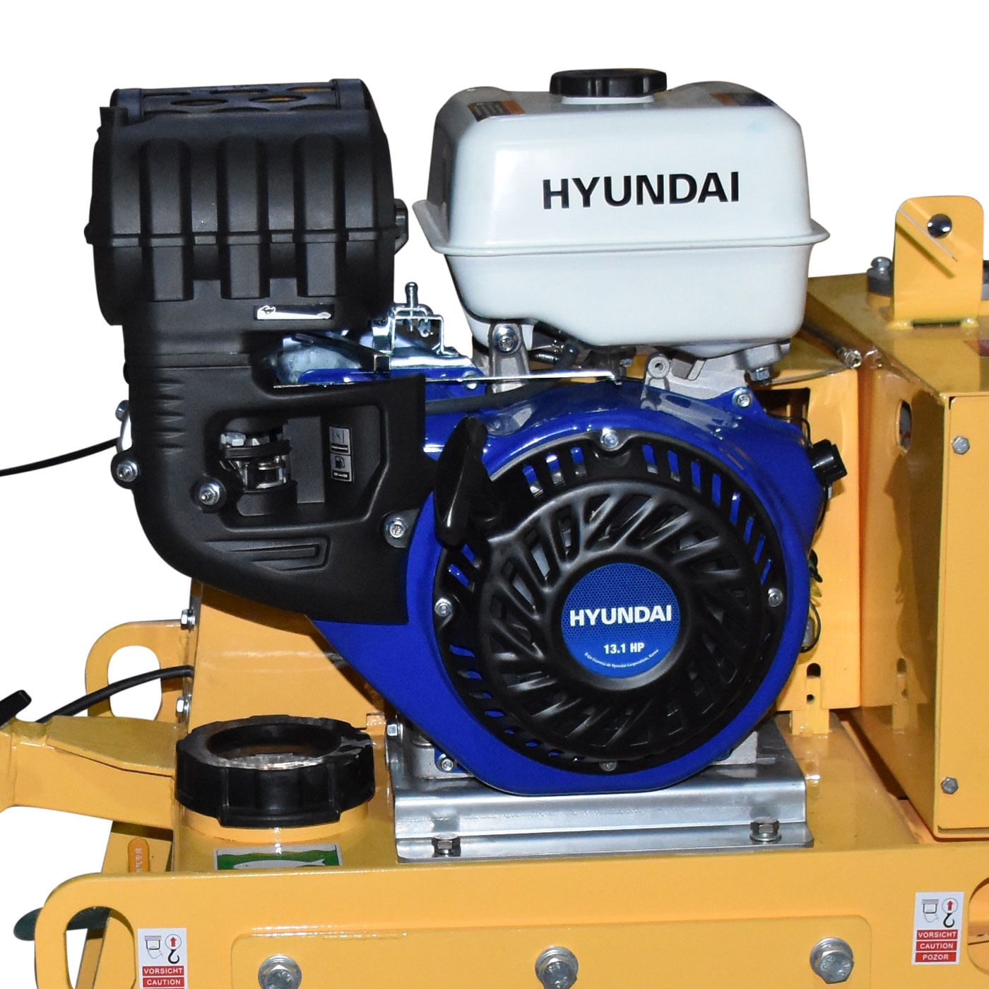 Rodillo Vibratorio Profesional Sencillo Con Motor Hyundai 13 Hp – Hyrv600