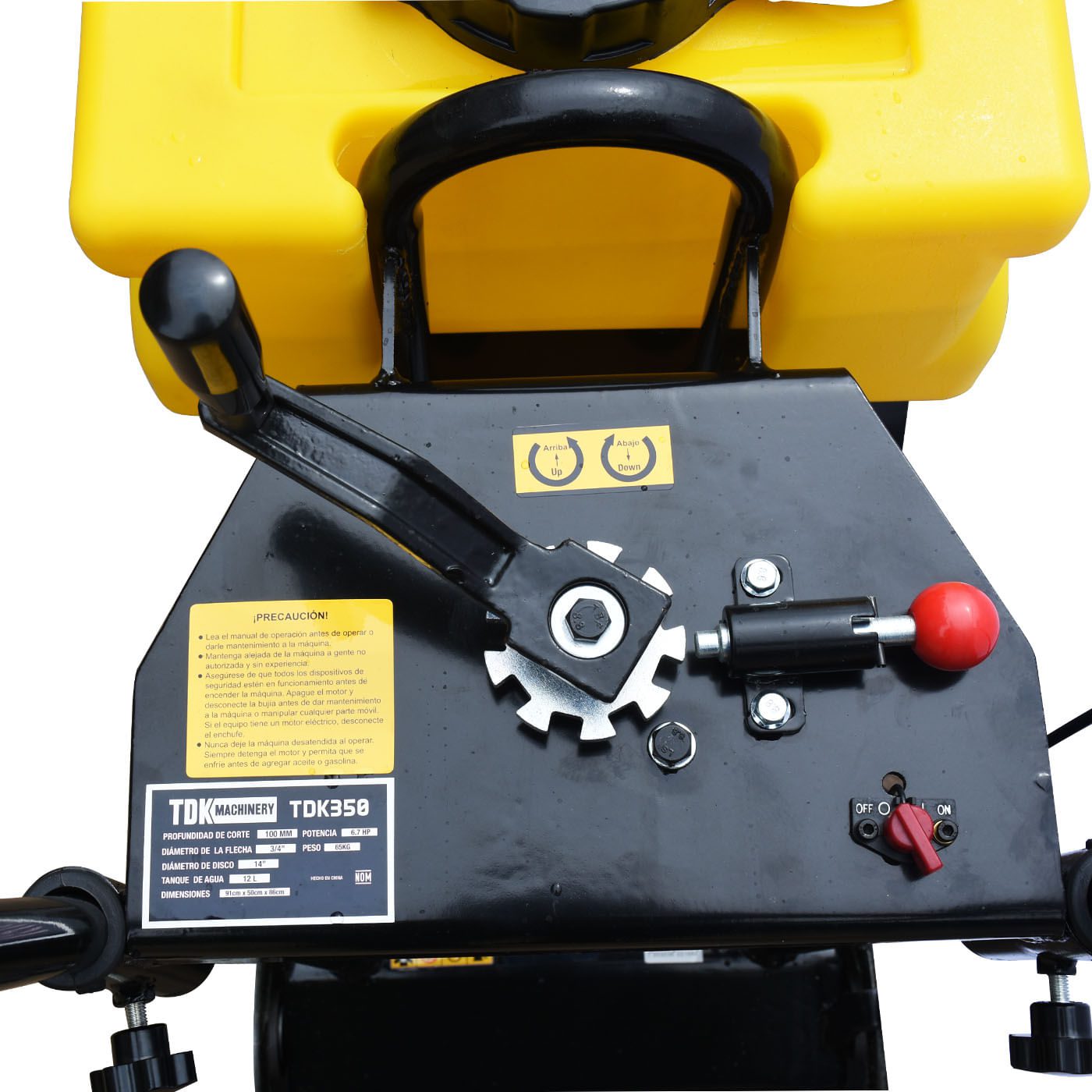Cortadora De Concreto Tdk Machinery Con motor Korei 6.7 Hp Para Disco 14 Pulgadas – Tdk350-kr67