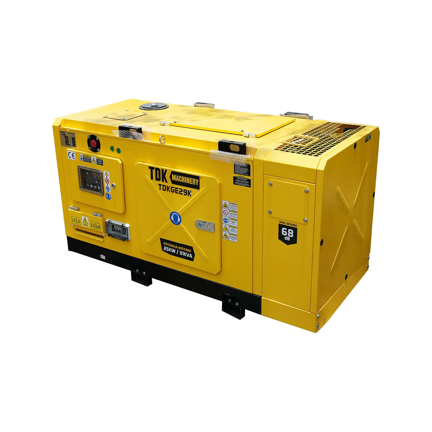 Generador Estacionario Planta de Luz Planta de Emergencia Mini 23 Kw / 29 Kva Trifasico 220v Cabina – Tdkge29k