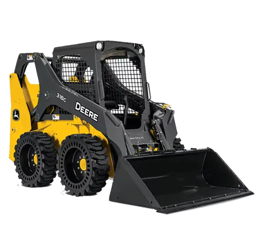 Minicargador John Deere 318G Compacto, Potente y Versátil  Ideal para Construcción