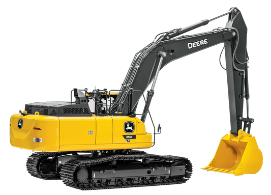 Excavadora John Deere 350P | Potencia Extrema para Obras Mayores