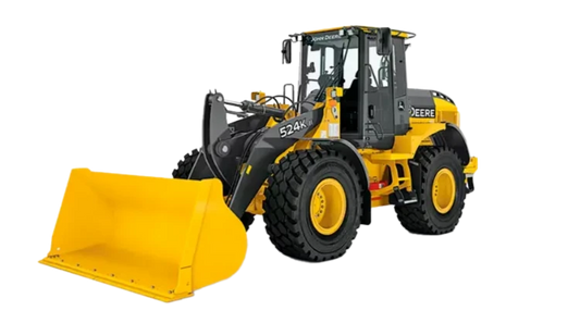 Cargador Frontal John Deere 524K 142 HP Potencia y Precisión para Carga Pesada