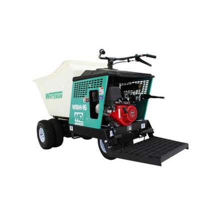 Carretilla Motorizada Buggy con Capacidad de 16 Pies Cúbicos WHITEMAN con Motor a Gasolina Honda de 13 HP WBH-16N