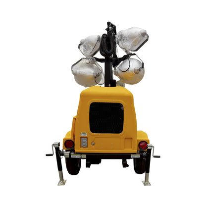 Torre de Iluminacion a Diesel 4 focos 1000 Watts Compacta Altura 7 Metros CTIC6000