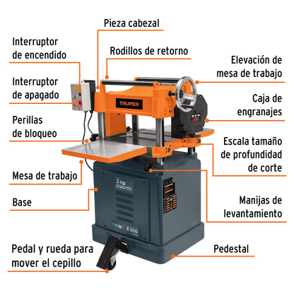Sierra Cinta Para Madera 18 pulgadas de 2 HP (1500 W) Truper SCI-18  16278