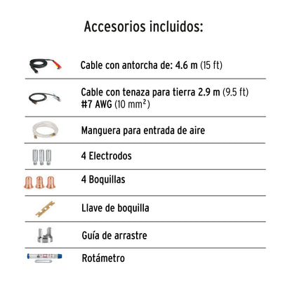 Cortadora de Plasma 60 Amperes Corte Hasta 25mm monofasica 220V Truper Expert COPLA-60X 17332