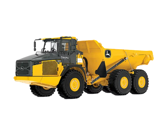Camion de Volteo Articulado John Deere 410P  Maquinaria Pesada para Terreno Extremo