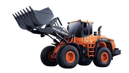 Cargador Frontal DEVELON DL300A 3 m³ — Potencia, Tracción y Precisión para Carga Pesada