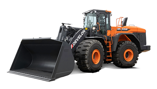 Cargador Frontal DEVELON DL550 5 m³ — Máxima Potencia para Carga Masiva
