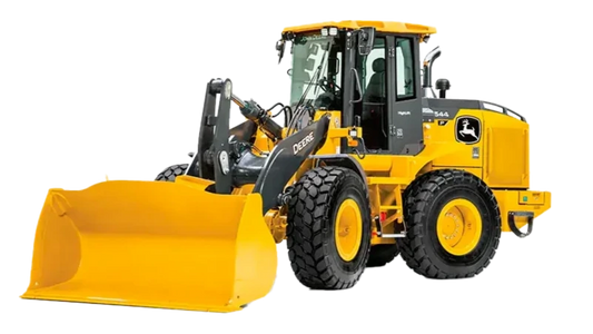 Cargador Frontal John Deere 544P  163 HP Tecnología JDLink y Alto Rendimiento