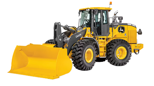 Cargador Frontal John Deere 724P  268 HP, Potencia y Precisión para Construcción y Manejo 