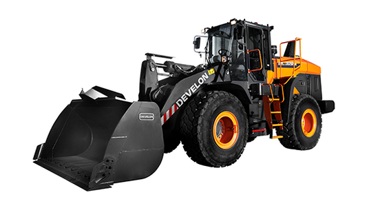 Cargador Frontal DEVELON DL320A-7M — Potencia y Capacidad para Carga Masiva