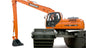 Excavadora Anfibia DEVELON DX260-AM 26 Toneladas — Rendimiento Superior en Terreno Inestable