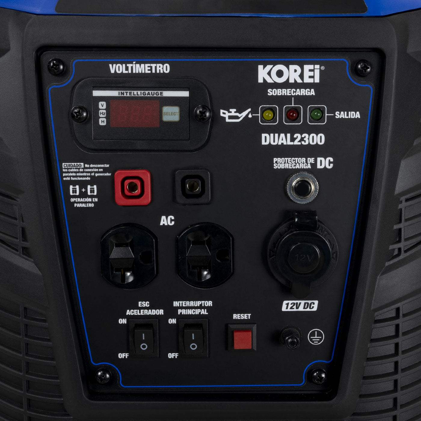 Generador Inverter Profesional 1900 Watts Korei Gasolina y Gas LP  3.7 Hp 110v – Dual2300