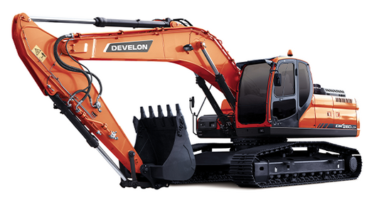 Excavadora DEVELON DX260LCA 24.8 Toneladas – Potencia Superior y Máxima Resistencia