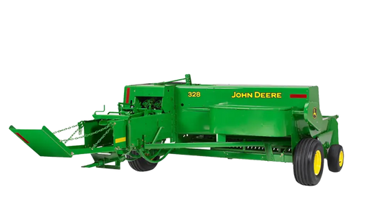 Empacadora John Deere 328  Pacas Rectangulares Uniformes para Forraje de Alta Calidad