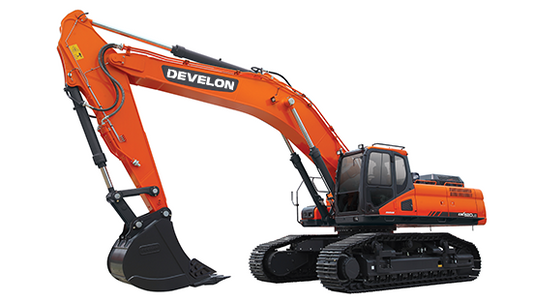 Excavadora DEVELON DX520LCA 51 Toneladas – Potencia Colosal y Máxima Eficiencia