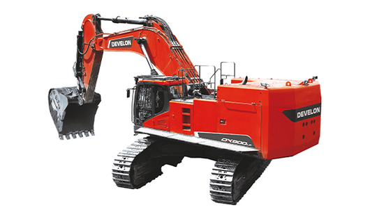Excavadora DEVELON DX800LC 76.9 Toneladas – Potencia Monumental y Productividad Sin Límites